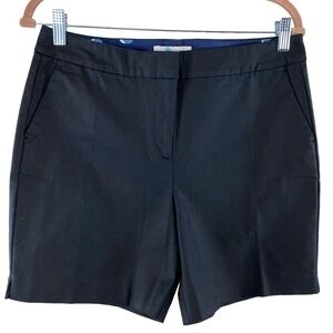 Boden Women’s Black Richmond 6” Zip Front Shorts Sz 8
